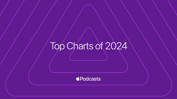 Apple Top Charts for Podcasts logo for 2024