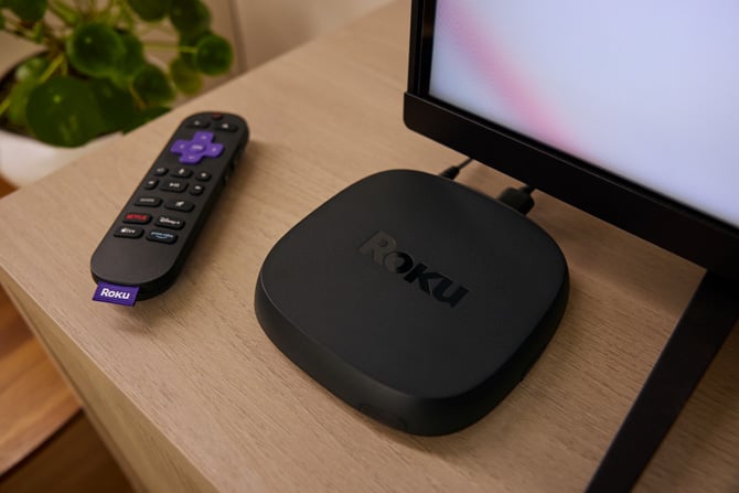 Roku Ultra 2024 model with remote control