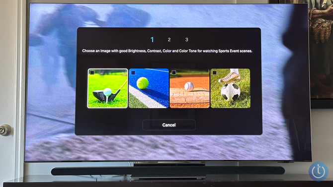 Samsung Neo QLED 8K QN900D showing the AI Picture Customization setup screen