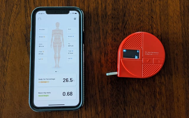  BAGEL Pie Labs Smart Tape Measure for Your Body - Easy