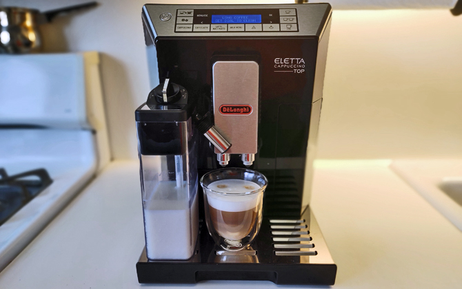 Review of the DeLonghi Eletta Automatic Espresso/Cappuccino Maker -  Techlicious
