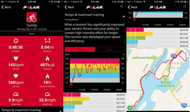 polar heart rate app