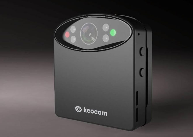 Closeup shot of the Keocam