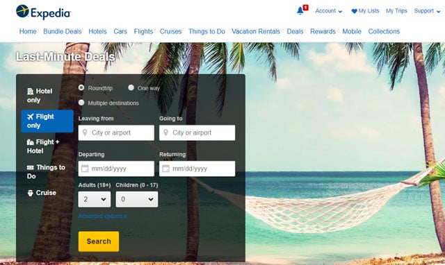 Best Websites to Book a Last Minute Vacation
